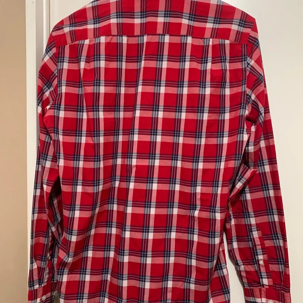 J. Crew Mens Small Long Sleeve Plaid Check Shirt